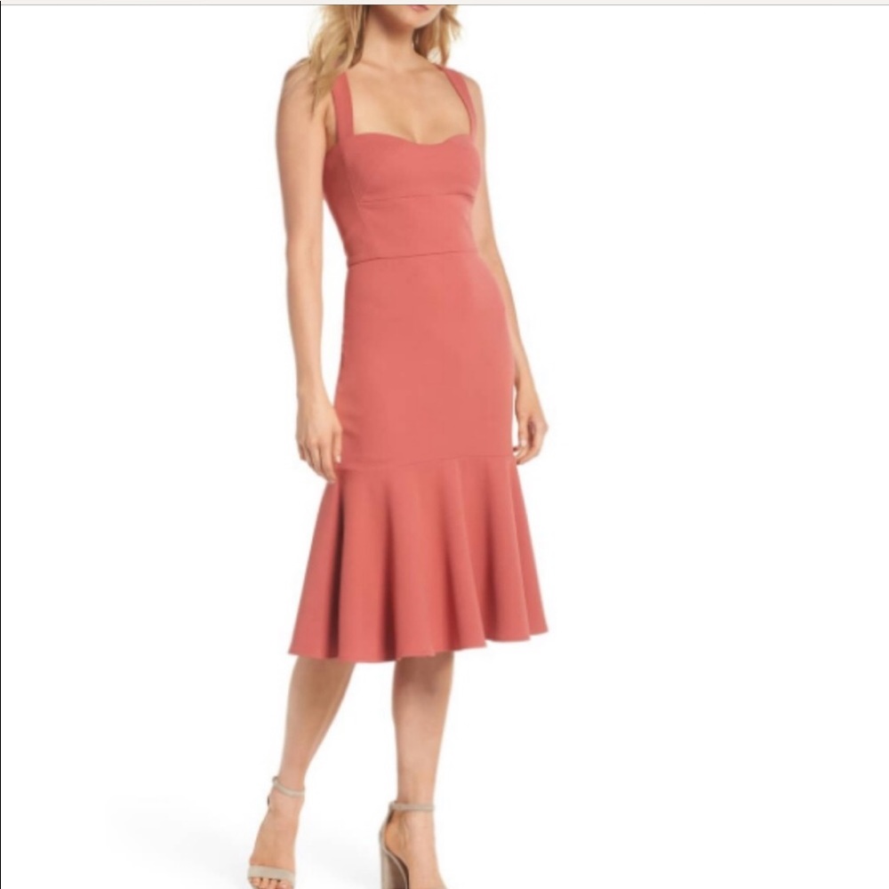 Gal Meets Glam Rae Sweetheart Scuba Crepe Dress
